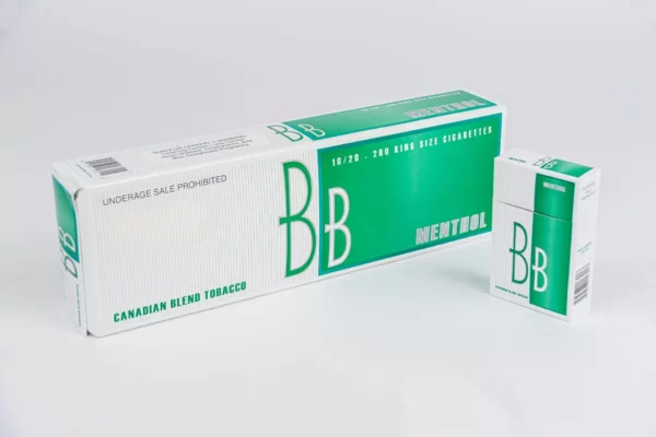 Buy BB Menthol Cigarettes Carton Pack King Size Online Canada Express Cigs