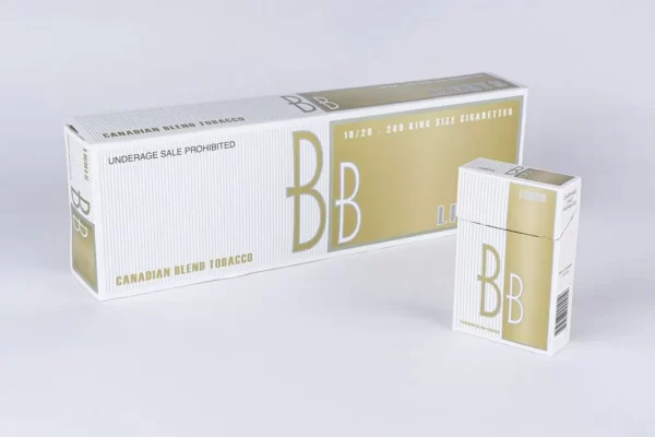 Buy BB Light King Size Carton and Pack Online Canada Express Cigs