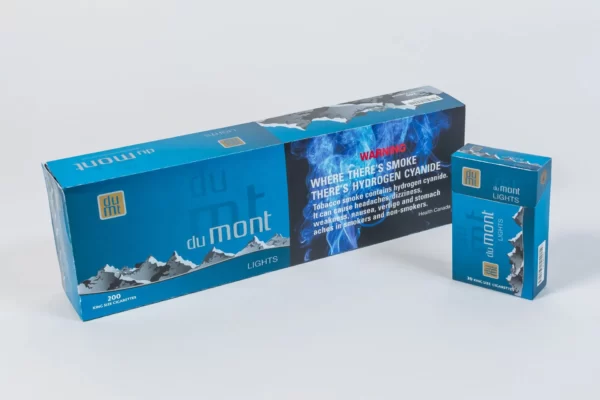 Buy duMont Lights King Size Cigarette Pack and Carton Online Canada Express Cigs
