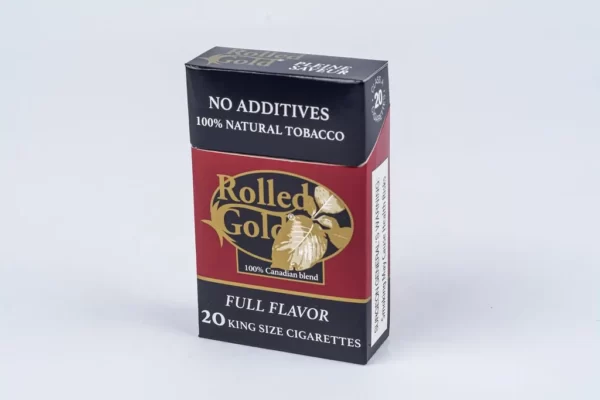 Buy Rolled Gold Full Flavor King Size Cigarettes Pack Online in Canada Express Cigs