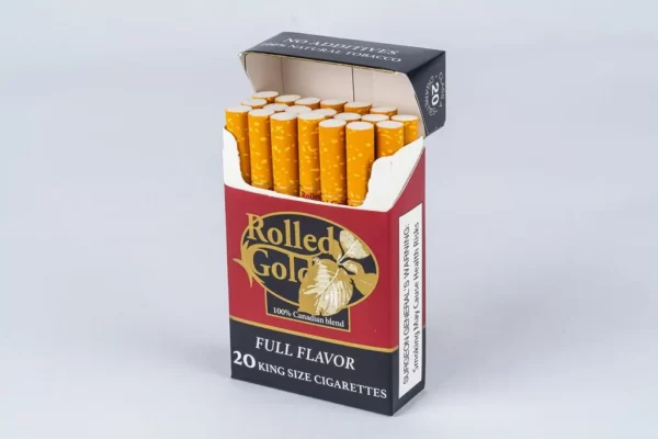 Buy Rolled Gold Full Flavor King Size Cigarettes Online in Canada Express Cigs Pack